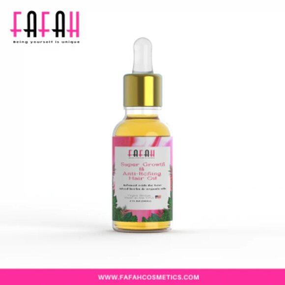 The Fafah Super Growth & Anti-Itching Hair Oil (4 oz) - Picture 6 of 10